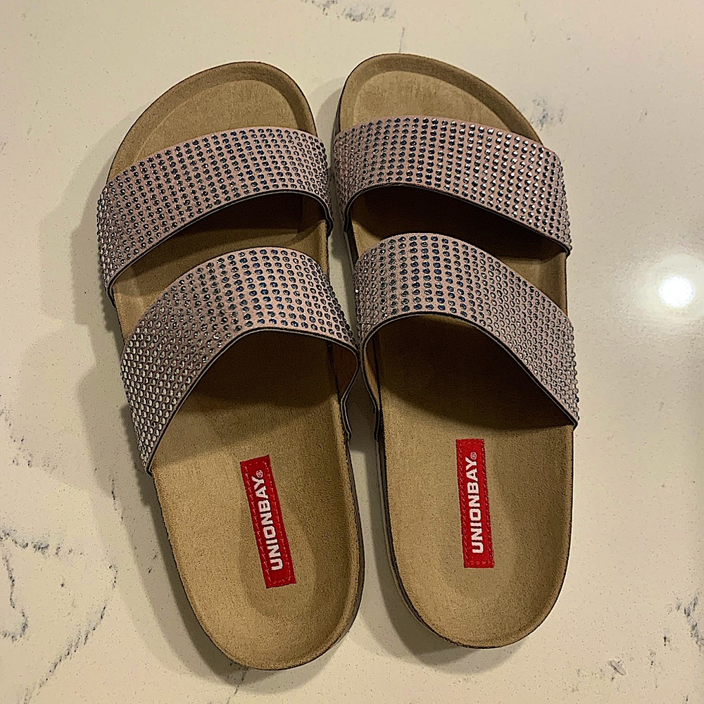 Pink Diamond Studded Sandals